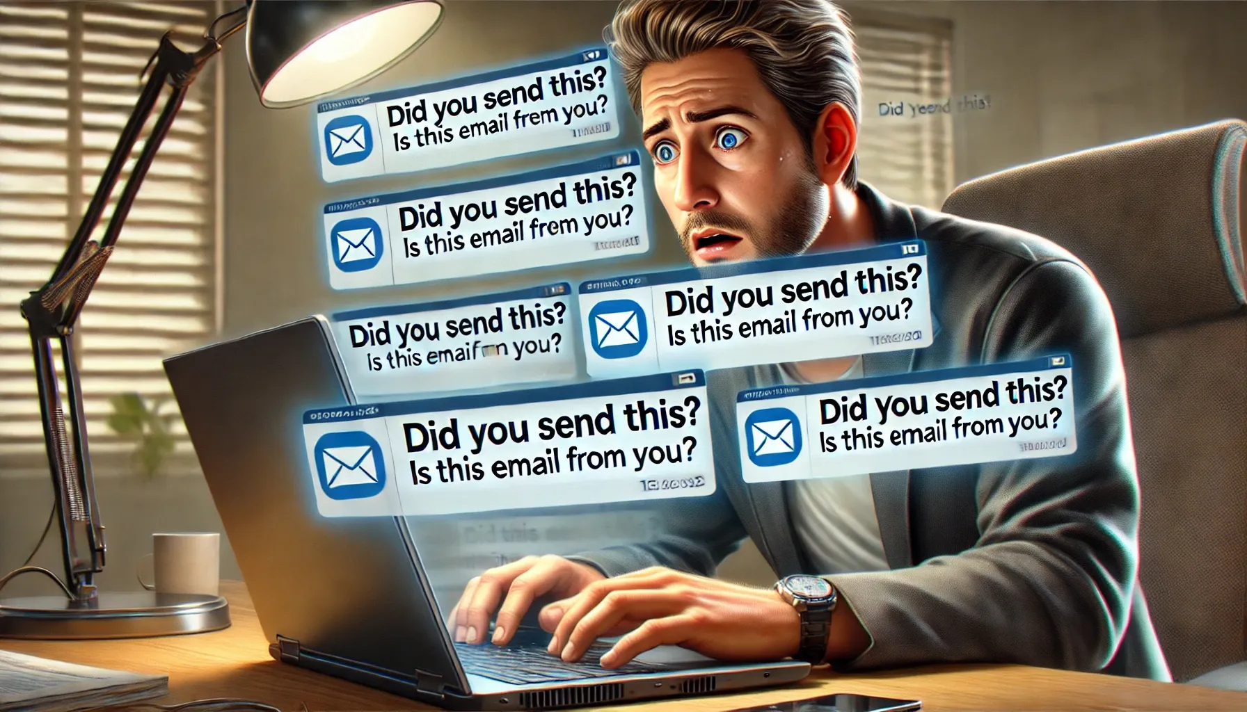 If you're getting emails from other businesses telling you they've received unusual messages from you, contact Managed Nerds today for a business cybersecurity evalutation.