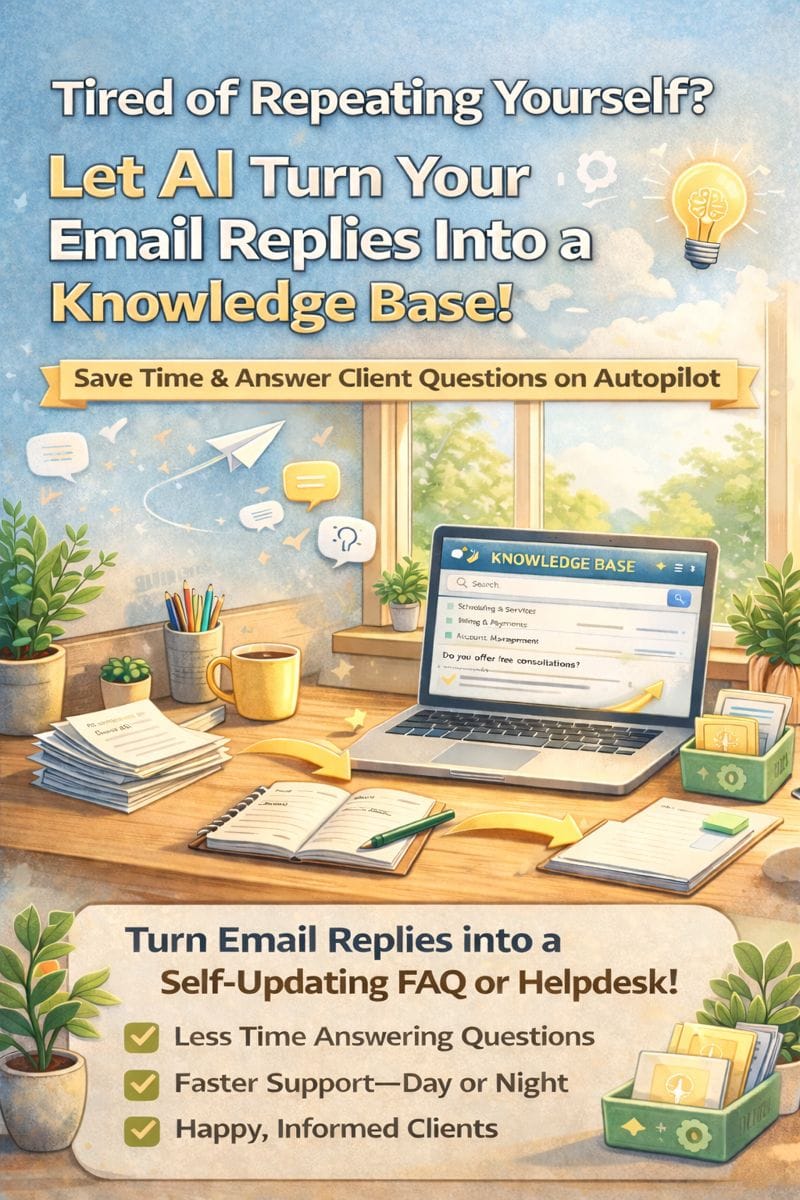 Tired of Repeating Yourself? Let AI Turn Your Email Replies Into a Knowledge Base