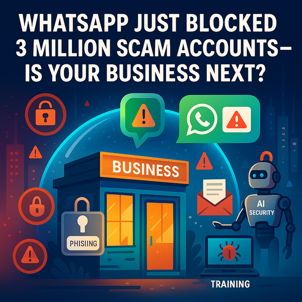 WhatsApp Just Blocked 3 Million Scam Accounts—Is Your Business Next?